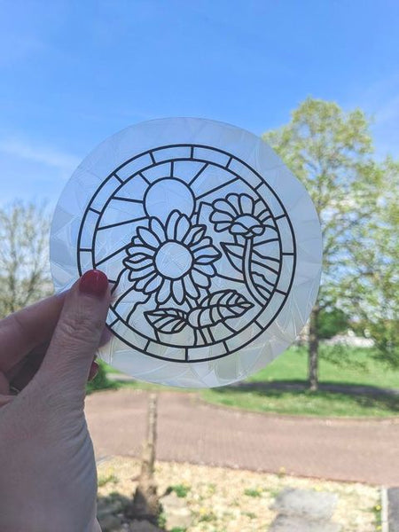 Sun Catcher- 'Stained Glass Flower'